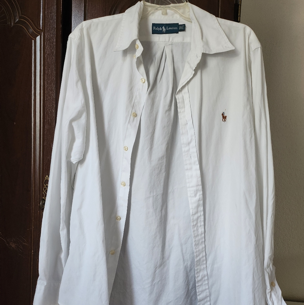 Ralph Lauren White Polo Shirt